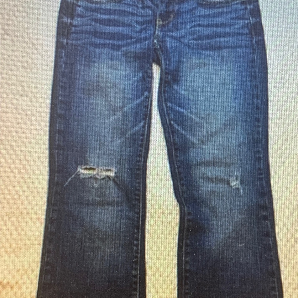 Women's Boot Cut Jeans - Dark Blue